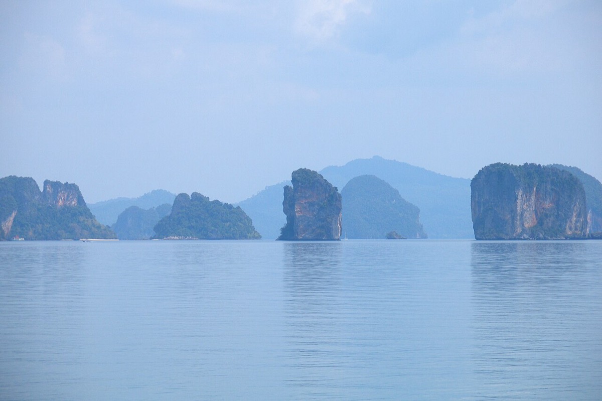 Limestone cliffs near Koh Yao Noi